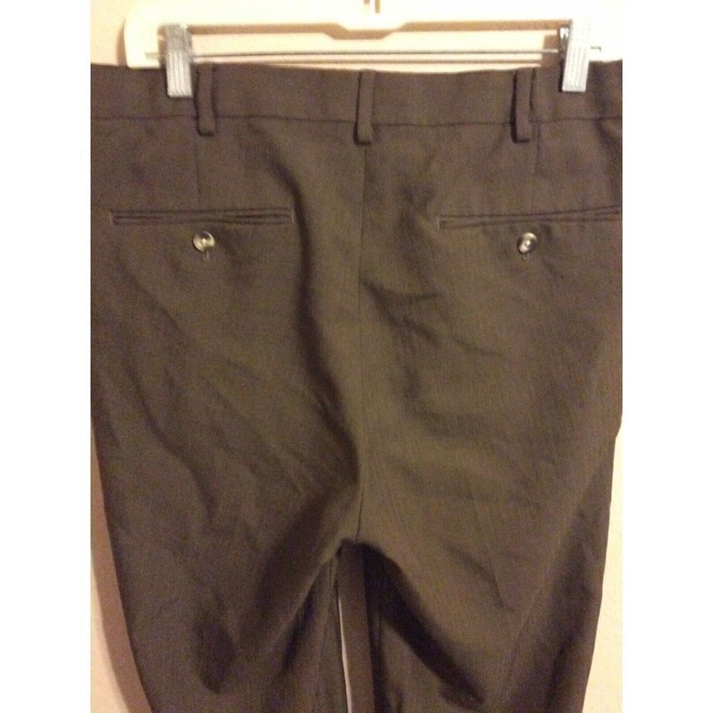 Croft & Barrow Classic Fit Dress Pants Mens 34x29 Pleated Straight Leg Cuffed - Picture 11 of 11